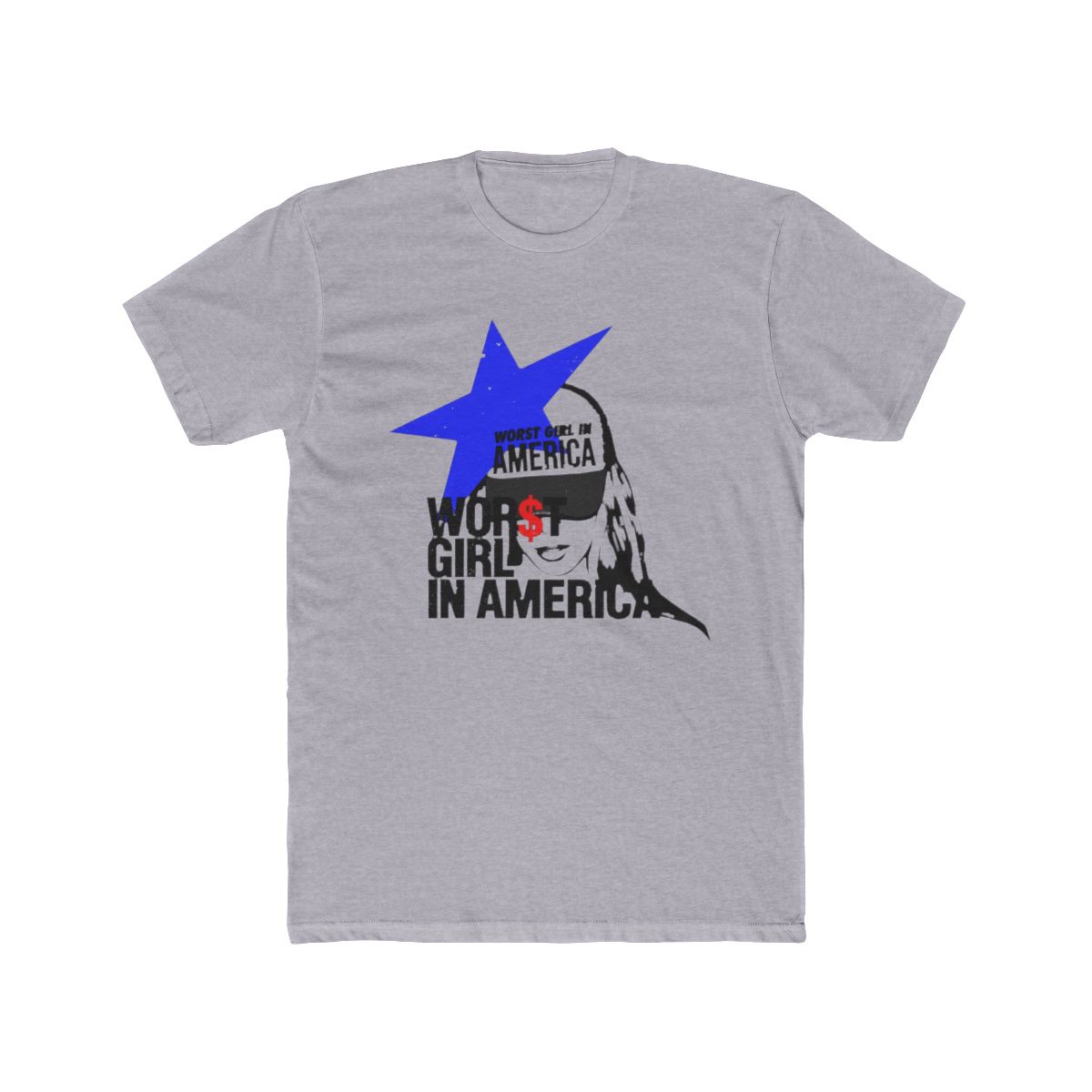 Slayyyter- Worst Girl In America Star T Shirt - alternate angle 4, merchandise